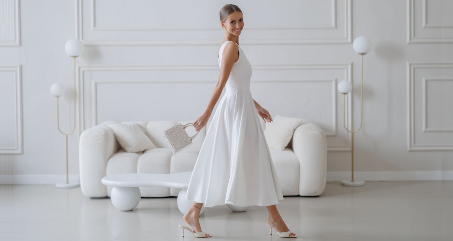 Minimalizm i klasa – jak wybrać suknię na ślub cywilny?