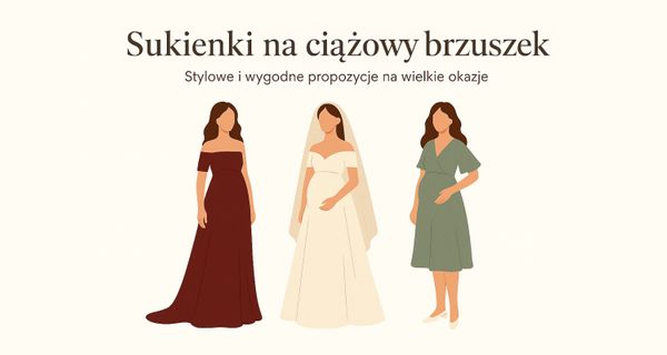 Ślub lub wesele w ciąży? Te sukienki sprawdzą się idealnie