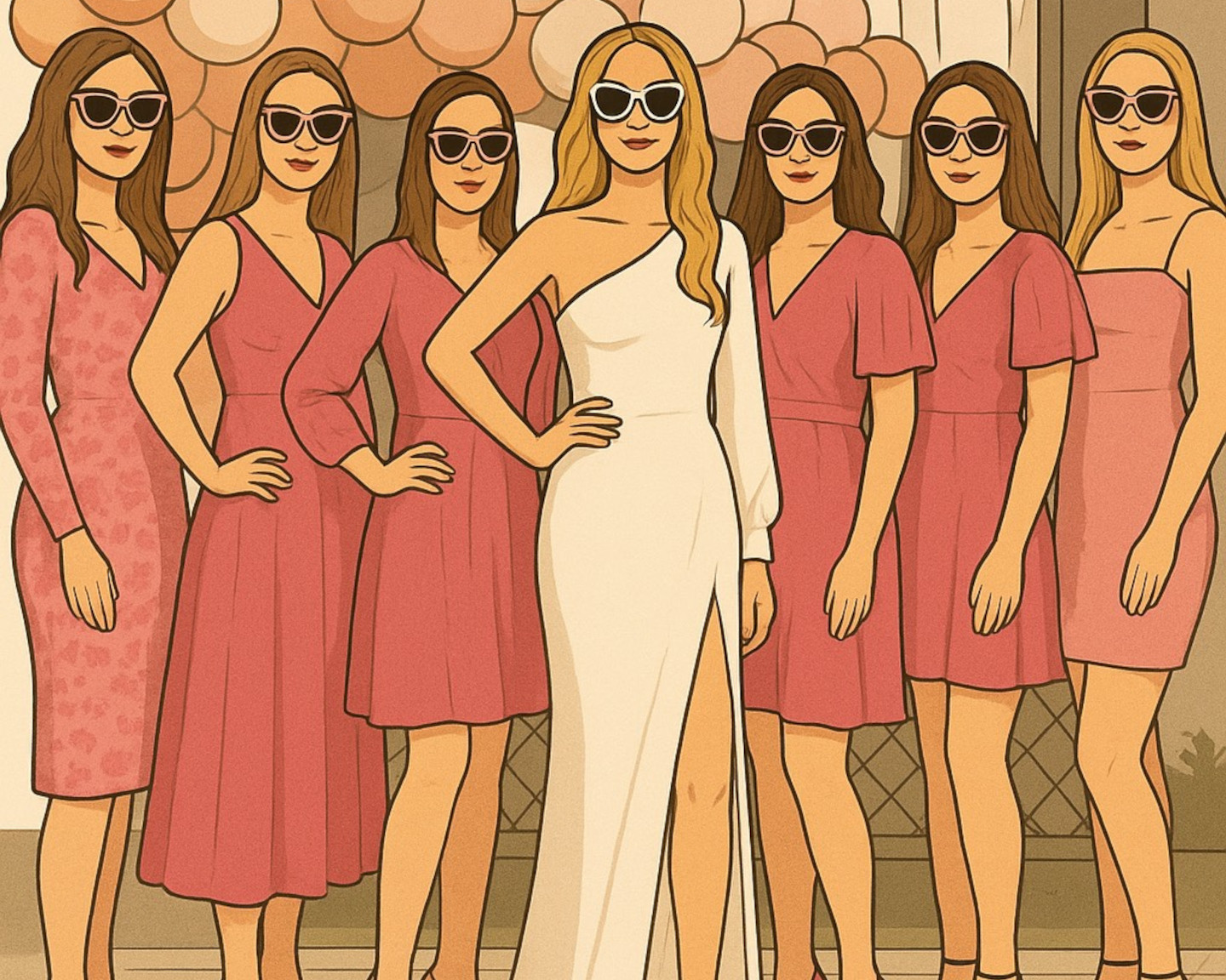 Sukienki na wieczór panieński - Modne pomysły dla przyszłej panny młodej i ich przyjaciółek